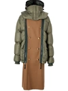 BURBERRY DETACHABLE PUFFER TRENCH COAT