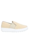 PHILIPPE MODEL PHILIPPE MODEL WOMAN SNEAKERS BEIGE SIZE 11 TEXTILE FIBERS,11970707CW 11