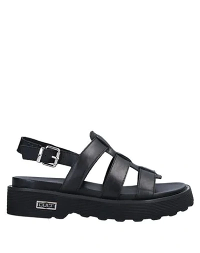 Cult Cage-style Open-toe Sandals In Black