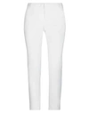 KILTIE KILTIE WOMAN PANTS WHITE SIZE 4 COTTON, POLYAMIDE, ELASTANE,13521221WJ 3