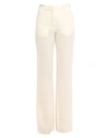 MULBERRY MULBERRY WOMAN PANTS IVORY SIZE 4 POLYESTER,13521946RN 2