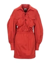 L'autre Chose Short Dresses In Rust