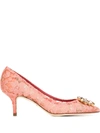 Dolce & Gabbana Bellucci Pumps In Pink