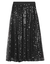Msgm Midi Skirts In Black