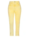 JIJIL JIJIL WOMAN PANTS YELLOW SIZE 32 COTTON, ELASTANE,42821039XL 3