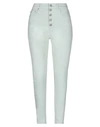 ALICE AND OLIVIA ALICE + OLIVIA JEANS WOMAN JEANS LIGHT GREEN SIZE 27 LYOCELL, COTTON, POLYESTER, ELASTANE,42821443EQ 1