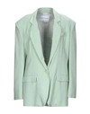 HEBE STUDIO HEBE STUDIO WOMAN BLAZER LIGHT GREEN SIZE 6 VISCOSE,49602816CT 2