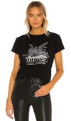 Mother The Boxy Goodie Goodie Supima Cotton Tee In Animal Magnetism