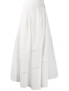 BRUNELLO CUCINELLI A-LINE COTTON MAXI SKIRT