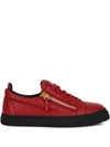 GIUSEPPE ZANOTTI FRANKIE ZIP-DETAIL SNEAKERS