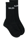 Balenciaga Socks In Black White