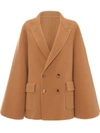 JW ANDERSON DOUBLE-BREASTED WOOL CAPE