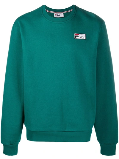 Fila Graphic Print Sweatshirt In Green