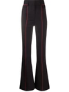 GIVENCHY HIGH-WAIST PINSTRIPE-PATTERN TROUSERS