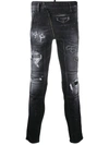 DSQUARED2 RIPPED SKINNY JEANS