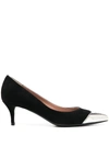 POLLINI CONTRAST POINTED PUMPS