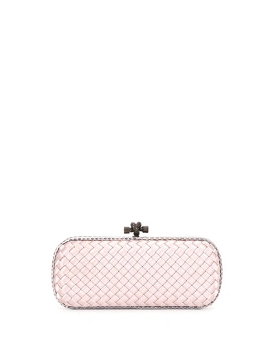 Bottega Veneta Stretch Knot Clutch In Dahlia