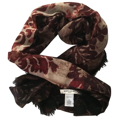 Pre-owned Givenchy Multicolour Cashmere Scarf