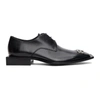 BALENCIAGA BLACK FLAT RIM DERBYS