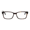 GUCCI TORTOISESHELL RECTANGULAR GLASSES