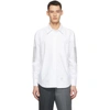 THOM BROWNE WHITE OXFORD ELBOW PATCH SHIRT