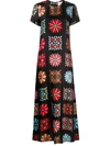 LA DOUBLEJ PRINTED SILK MAXI DRESS