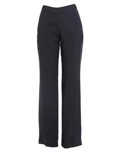 CLIPS CLIPS WOMAN PANTS MIDNIGHT BLUE SIZE 6 VISCOSE, ACETATE, ELASTANE,13516146CR 4