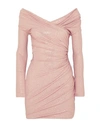 ALEXANDRE VAUTHIER ALEXANDRE VAUTHIER WOMAN MINI DRESS PINK SIZE 4 VISCOSE, ELASTANE, GLASS,15056011UV 4