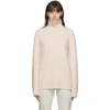 The Row Milina Wool And Cashmere-blend Turtleneck Sweater In Bei Beige