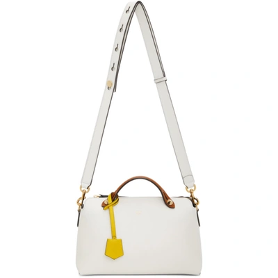 Fendi By The Way Medium Leather Shoulder Bag In White