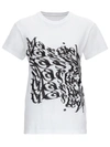 MAISON MARGIELA MAISON MARGIELA DISTORTED LOGO PRINT T