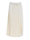SEMICOUTURE MARLYN SKIRT IN IVORY COLOR