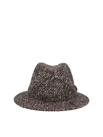 Dolce & Gabbana Dolce E Gabbana Women's Fh511afmmfvs8031 Grey Wool Hat In Brown