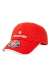 BALENCIAGA SOCCER LOGO BASEBALL CAP,640209410B2