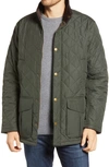 Barbour Heritage Liddesdale Quilted Jacket In Sage
