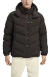 SCOTCH & SODA REPREVE QUILTED WATER REPELLENT PARKA,158288