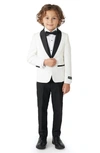 Opposuits Kids' Two-piece Tuxedo Suit With Bow Tie In White