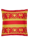 VERSACE I HEART BAROQUE REVERSIBLE COTTON ACCENT PILLOW,ZCU454506ZCOP0105