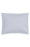 Matouk Matteo Quilted Sham In Azure
