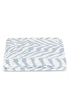 Matouk Quincy 500 Thread Count Fitted Sheet In Hazy Blue