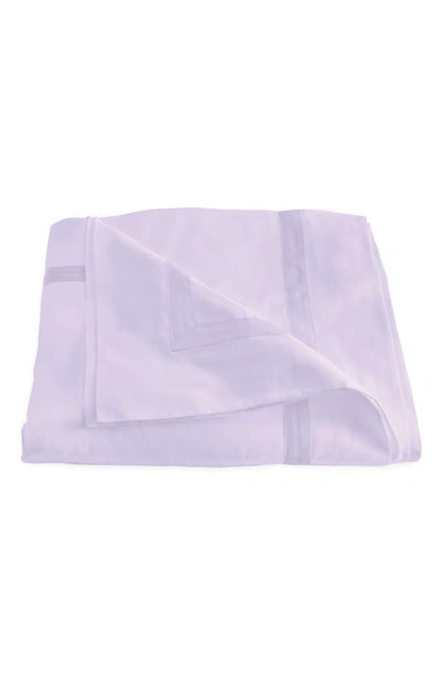 Matouk Nocturne 600 Thread Count Duvet Cover In Violet