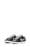 Nike Blazer Low '77 Big Kids' Shoes In Black/sail/gum Light Brown/white