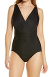 Miraclesuitr Twisted Sister Esmerlda One-piece Swimsuit In Black