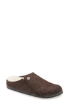 Birkenstock Zermatt Genuine Shearling Lined Slipper In Cocoa Wool