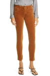 L Agence L'agence Marguerite Skinny Jeans In Dark Copper Daco In Dark Copper