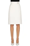 AKRIS DOUBLE FACE PENCIL SKIRT,633721092875