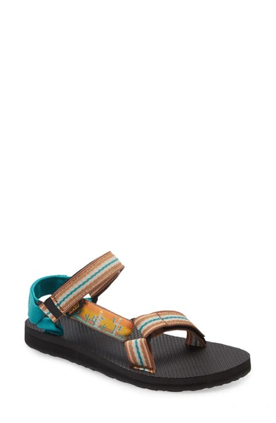 Teva Original Universal Sandals In Cactus Sunflower Print-multi