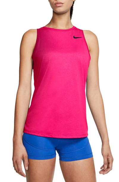 Nike Women's Dri-fit Training Tank Top In Hyper Pink/ Pink Glow