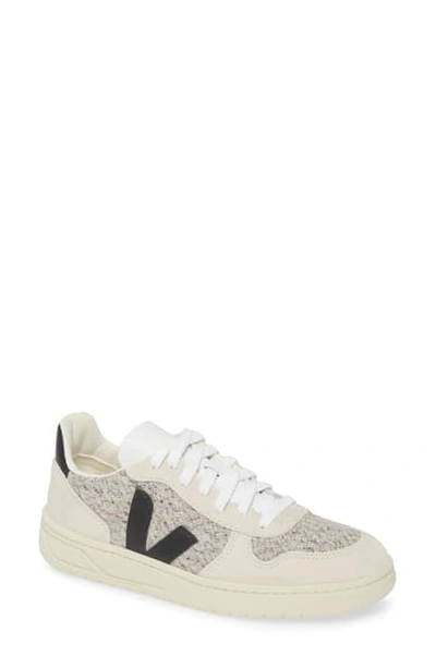 Veja Women's V-10 Flannel Sneakers In White