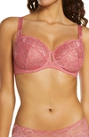 Simone Perele Promesse Full Cup Underwire Bra In Rose